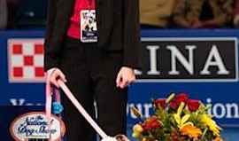 Dog Show honoree Vivian Peyton-therapy dog