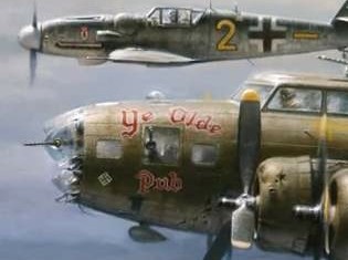 Why a German Pilot Escorted a U.S. Bomber to Safety During World War II WWII bomber German plane side-by-side