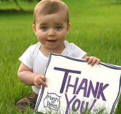 Thank You sign with baby-Amber B McN-Flickr-CC