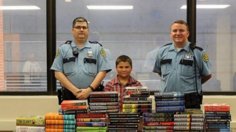 Boy Donates Books to Inmates released Montgomery County TN Sheriffs Office