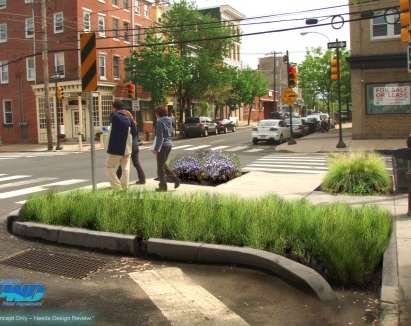 Philadelphia sidewalk greening-plants
