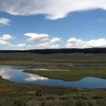 sky reflection Yellowstone stream-Horiz-MaryErickson
