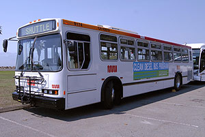clean diesel bus