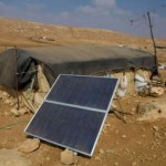 solar panel power a rural home in Palestine