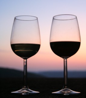 wine glasses, photo by Marcomaru, via Morguefile