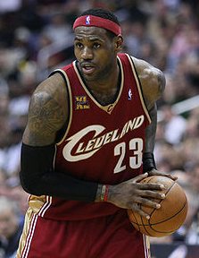 Lebron James by Keith Allison, CC licensed photo