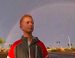 Zach Bonner just walks, from NBC video