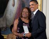 cynthia church receives her citizen's medal