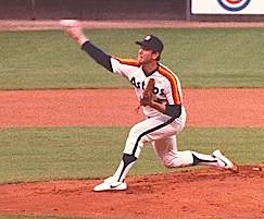 Nolan Ryan pitches in 1963, by Amineshaker, GNU licesnse