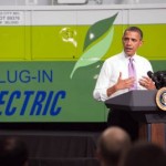 Obama opens electric battery plant, WH photo