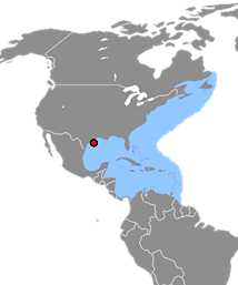 historic range of kemp's ridleys - GNU license
