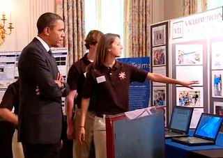 Pres. Obama holds first science fair in White House (WH photo)