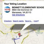 Google maps show Americans where to vote