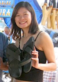 Iris Chau, laid off on Wall Street, started GreenSoulShoes.com