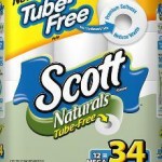 toilet paper goes tube-free