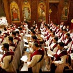 Coptic Deacons in mass, Egypt - CC license