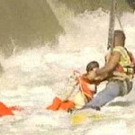 river rescue using crane, CBS video
