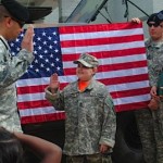 Brennan was inducted as Honorary Army soldier