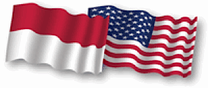 indonesia-US flags