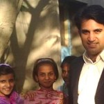 Asher Hasan in rural village, Pakistan
