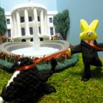 Peeps used in this diorama "Little Bo Peep" WashPost photo (fairuse copyright)