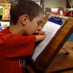 boy with no hands aces penmanship (WCSH video)