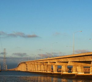 Dumbarton Bridge Oakland to SF, by Darin Marshall (CC)