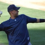 Derek Jeter warms up - photo by OneTwo1- GNU
