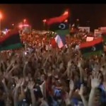 Libyan rally al Jazeera video
