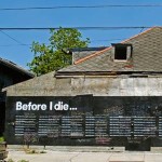 Before-I-Die chalkboard house Civic Center