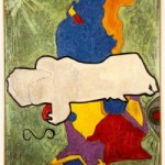 Painting by Jasper Johns, an artist included in Haitian relief auction