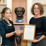 Israeli teen hero honored by BGU president w/ scholarship