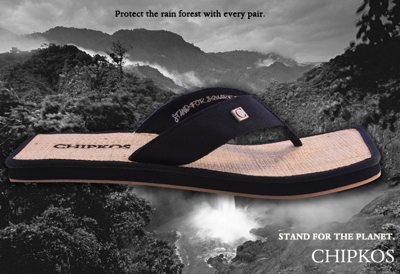 Chipkos footwear saves the forest