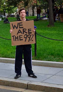 The 99% - Occupy DC Protester by Chris Wieland
