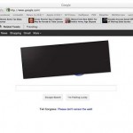 Google blackout page