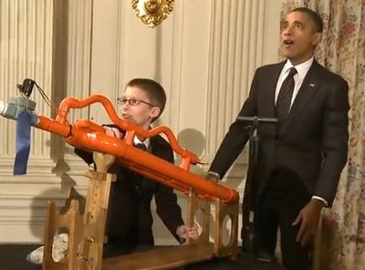 Obama fires marshmellow cannon-WH