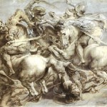 Painting of Anghiari Battle da vinci-USpublicdomain