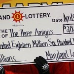 Lottery check from MD lottery