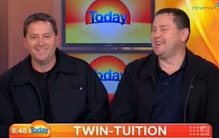 Twin Tuition helps find brain tumor- Today show video
