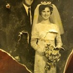 wedding photo torn in tornado