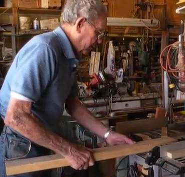 working on table saw - Storytellers for good video