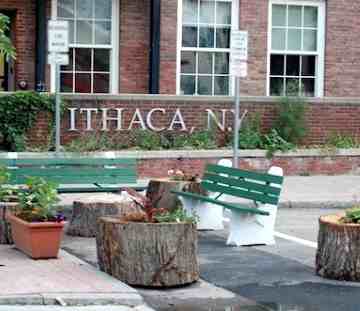 Ithaca mayor park ing space