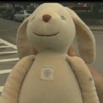 stuffed animal bunny saved by MBTA workers