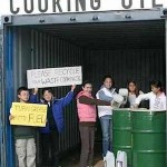 Cooking oil recycling station kids project-TGIF