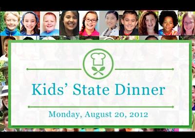 Kids State Dinner WH Lets Move