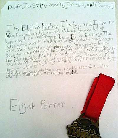 Letter for Failed Olympian