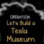 Tesla Museum graphic photoshopped