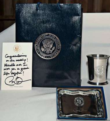 Obama gifts for newlyweds - Imgur