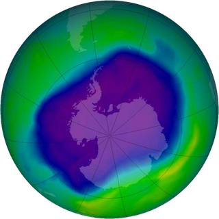 Ozone hole 2008-NASA