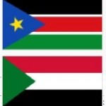 Sudan South Sudan flags